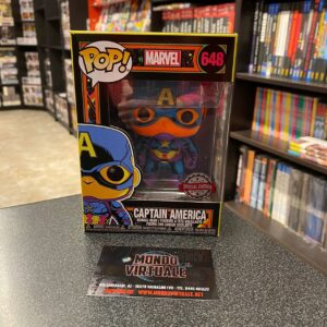 Funko Pop 648 Captain America Special Edition - Marvel Black Light