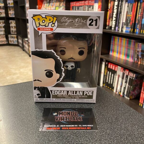 Funko Pop 21 Edgar Allan Poe MONDO VIRTUALE