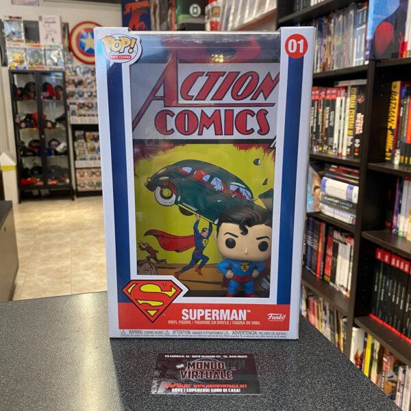 Funko Pop 01 Superman - Comic Covers - Dc Comics