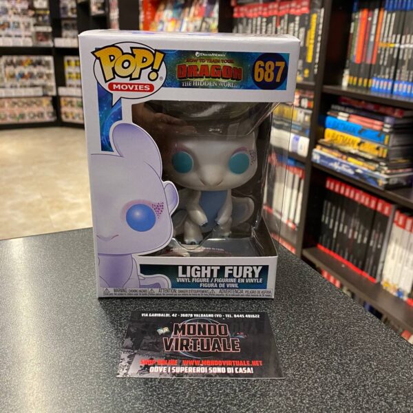 Funko Pop 687 Light Fury -How to Train your Dragon - Dragon Trainer