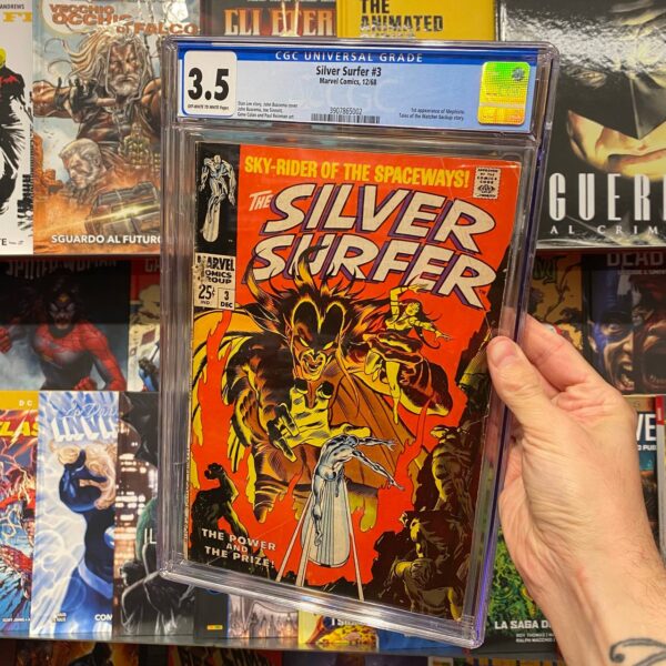 Silver Surfer #3 CGC Comics 3.5 1st appearance di Mephisto - Marvel Comics