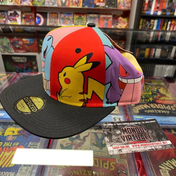 Cappello Pokemon Ufficiale Per Bambini - Bucket Hat E Cappellino Da Baseball Regolabile