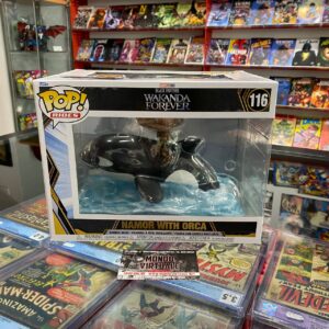 Funko Pop 116 Namor with Orca - Black Panther Wakanda Forever - Marvel Studios