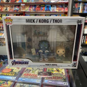 Funko Pop Deluxe Moment Thor's House - Miek / Korg / Thor - Avengers Endgame - Marvel Studios