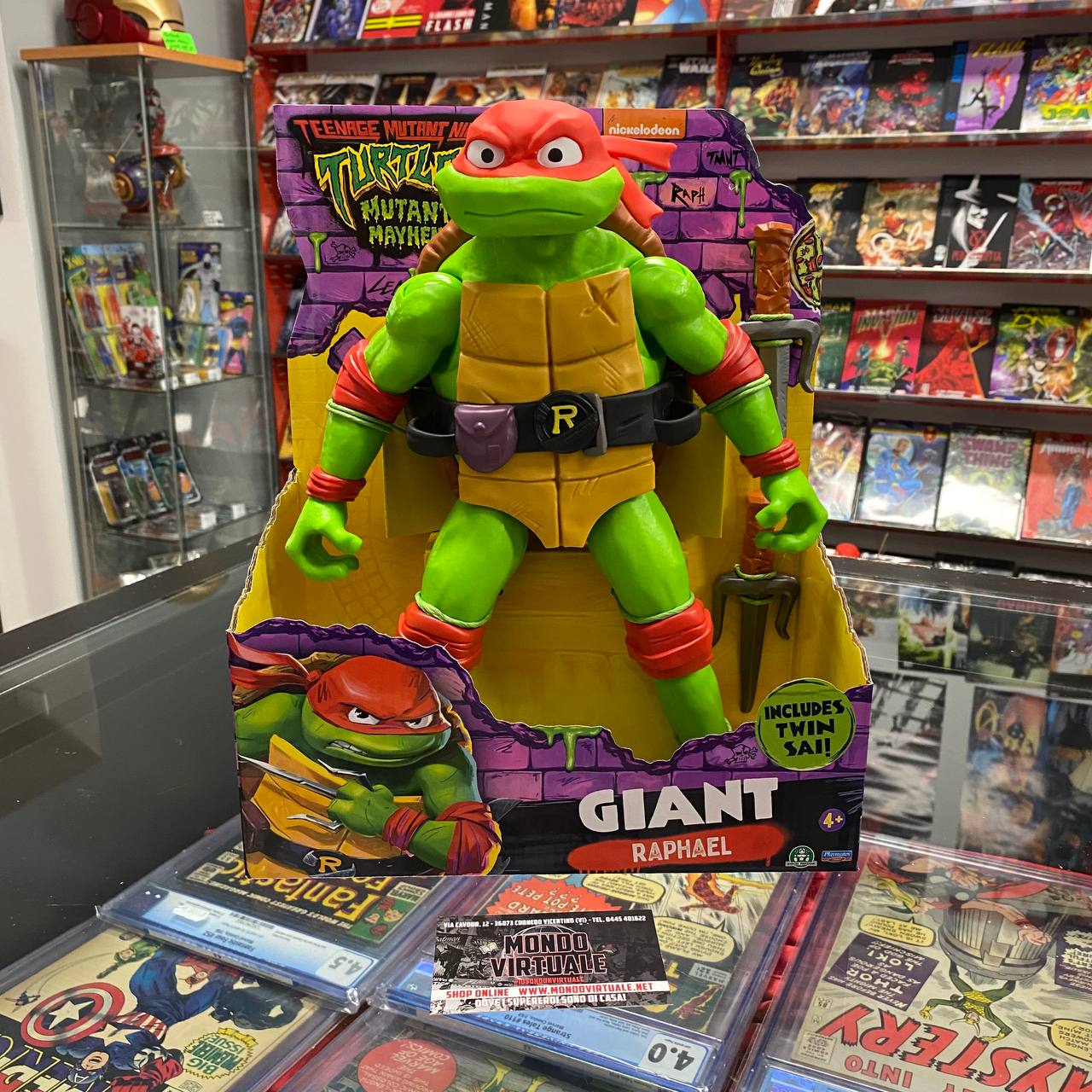 Giant Raphael – Raffaello 30cm – Teenage Mutant Ninja Turtles Mutant Mayhem  – Action Figures – Giochi Preziosi – TMNT
