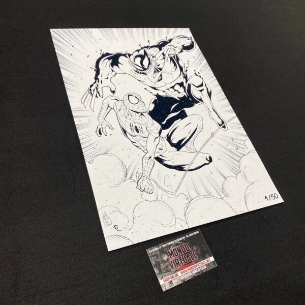 Art Print Spider-Man / Wolverine Venomizzato - 29.5 x 42.5 - Marvel