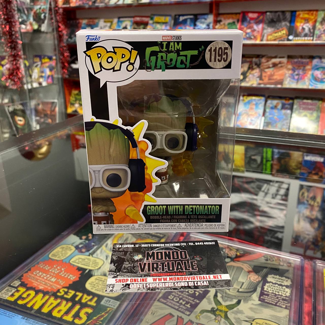 Funko Pop 1195 Groot with Detonation – I Am Groot – Marvel Studios ...