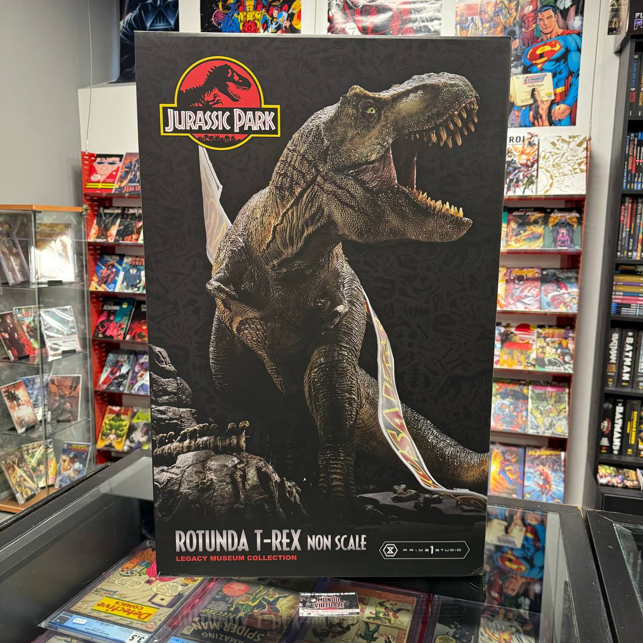 TRex Rotunda Jurassic Park Statue Rotunda Prime 1 Studio MONDO