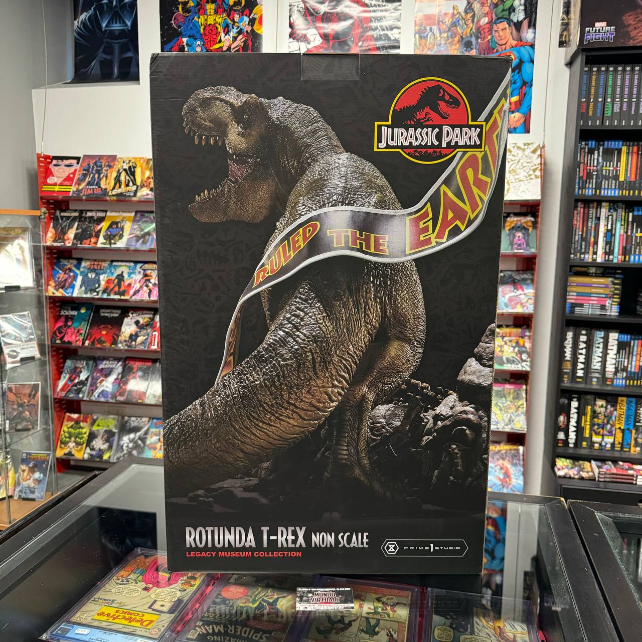 TRex Rotunda Jurassic Park Statue Rotunda Prime 1 Studio MONDO