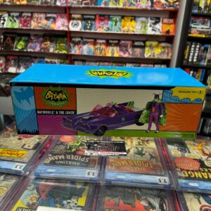Batmobile with Joker - Gold Label - DC Retro Action Figure with vehicle - Batman 66 - McFarlane Toys