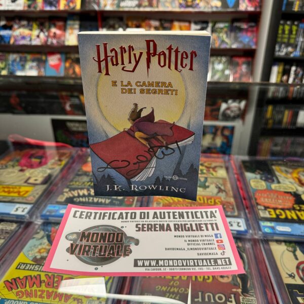 Harry Potter e la camera dei segreti - Firmato da Serena Riglietti - J. K. Rowling - Edizione tascabile a tiratura limitata - Wizarding World - Salani Editore