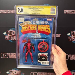 Deadpool's Secret Secret Wars #1 CGC 9.8 Action Figures Variant firmato da John Tyler Christopher - Marvel
