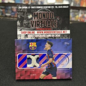 Gavi Relic - Rete Camp Nou - Numerata /125 - GN-GV - Topps Barça 125 Years - Barcellona