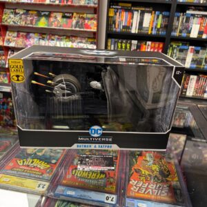 Batman with Batpod - Batman The Dark Knight Rises - DC Multiverse Vehicle - Gold Label - McFarlane Toys