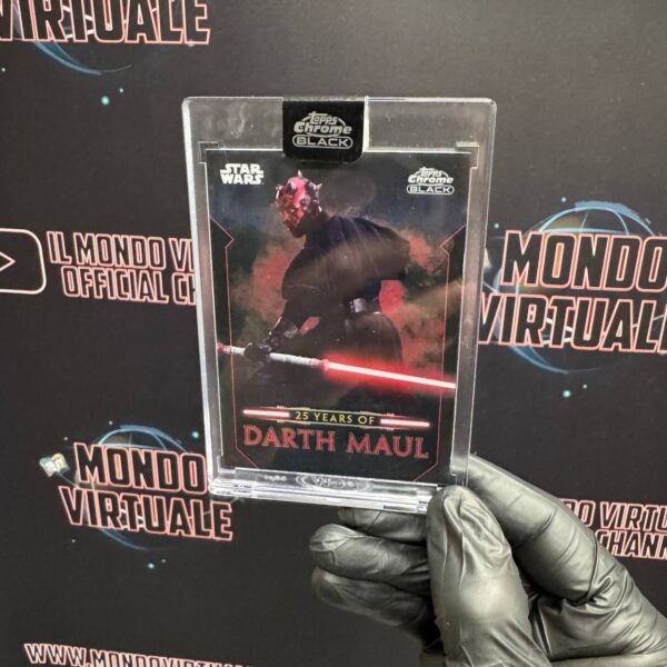 25 Years Darth Maul - Star Wars The Phantom Menace – DM-19 – Topps Chrome Black Star Wars 2024