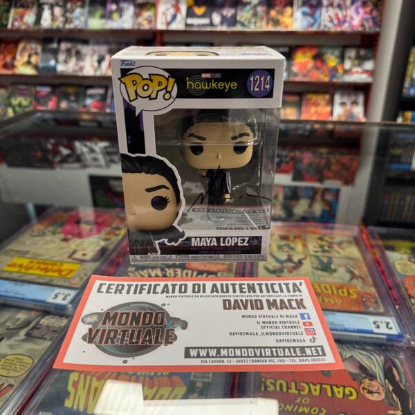 Funko Pop 1214 Maya Lopez - Firmato da David Mack - Echo - Hawkeye - Disney+ - Marvel studios