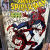 Amazing Spider-Man #361 CGC Comics 9.8 1st Full App. Carnage tripla firma con Sketch Bagley, Emberlin e Michelinie - Marvel Comics - immagine 5